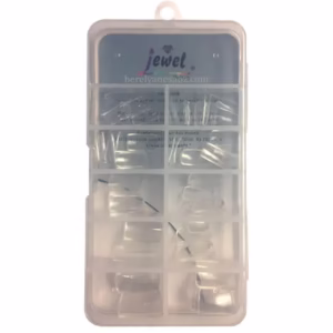 ناخن مصنوعی تخت بی رنگ كوتاه GNM-100T عددی جیول