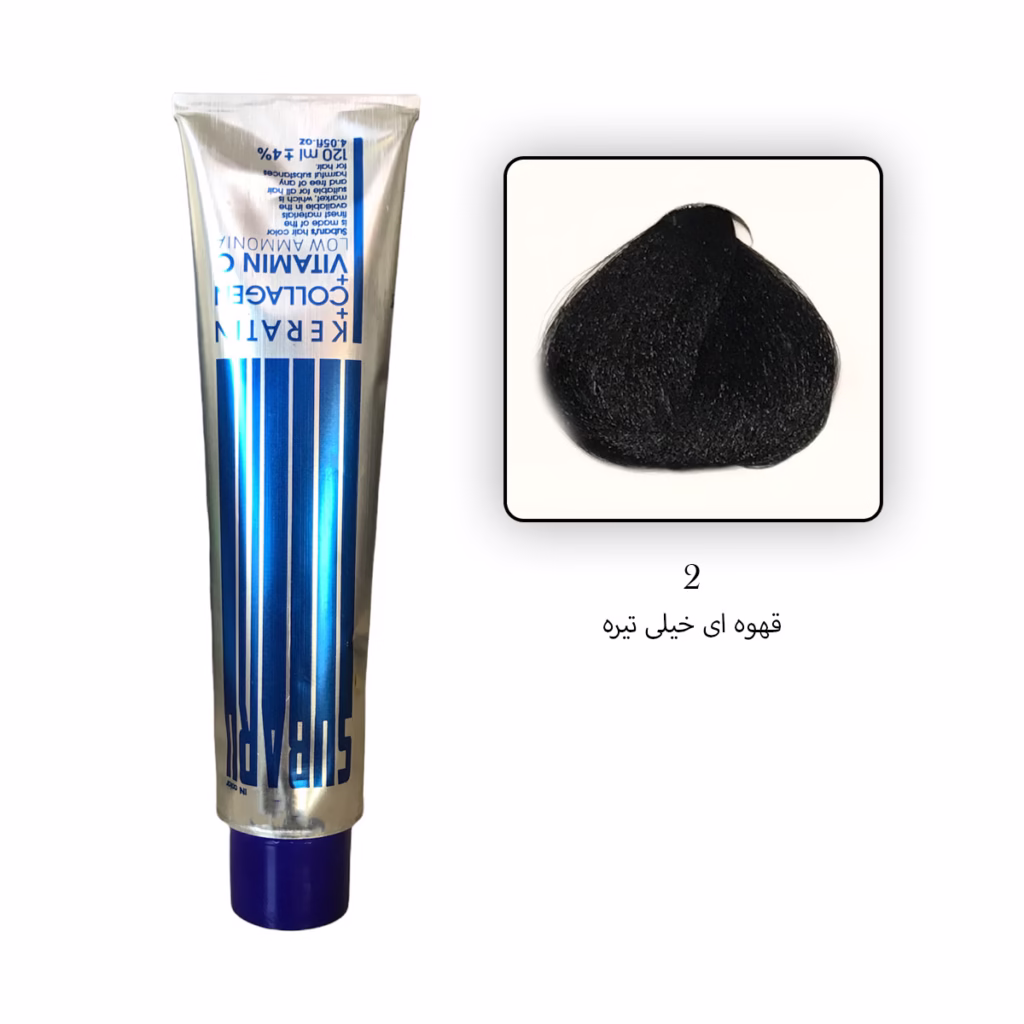 رنگ مو بدون آمونیاک سوبارو2 - قهوه ای خیلی تیره