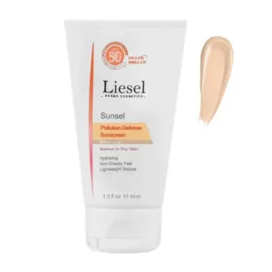 کرم ضد آفتاب رنگی (بژ طبیعی) پوست های خشک و نرمال SPF50 لایسل 40 میلی لیتر