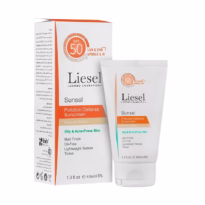 کرم ضد آفتاب رنگی (بژ طبیعی) پوست های چرب SPF50 لایسل 40 میلی لیتر