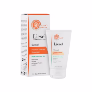 کرم ضد آفتاب بی رنگی پوست های چرب SPF50 لایسل 40 میلی لیتر