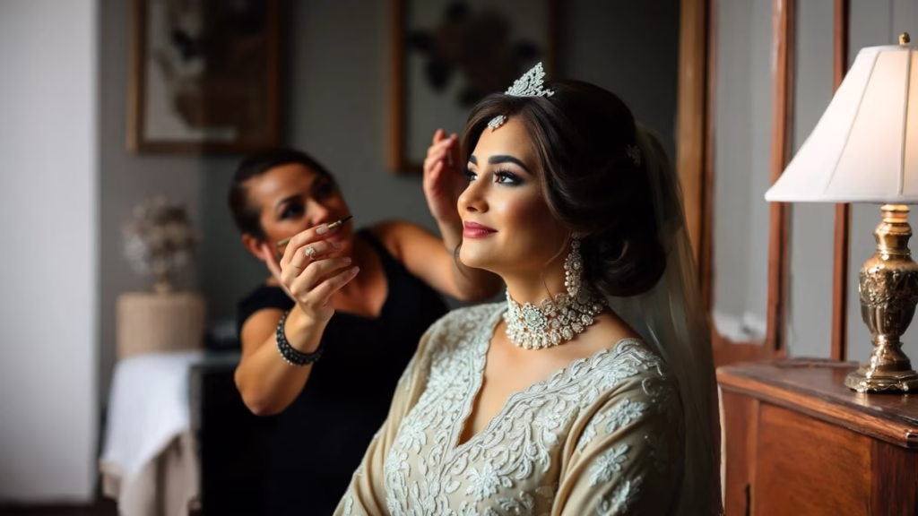 بهترین کرم پودر برای گریم عروس