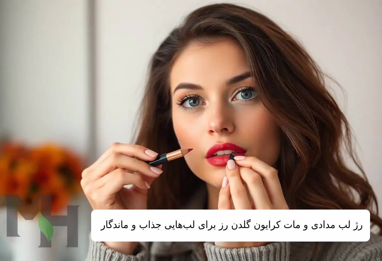 4 دلیل برای انتخاب رژ لب مدادی و مات کرایون گلدن رز برای لب‌هایی جذاب و ماندگار