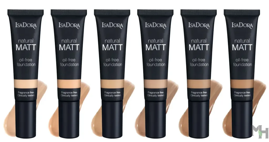 کرم پودر ایزادورا Natural Matt؛ پوشش مات و طبیعی برای زیبایی پوست