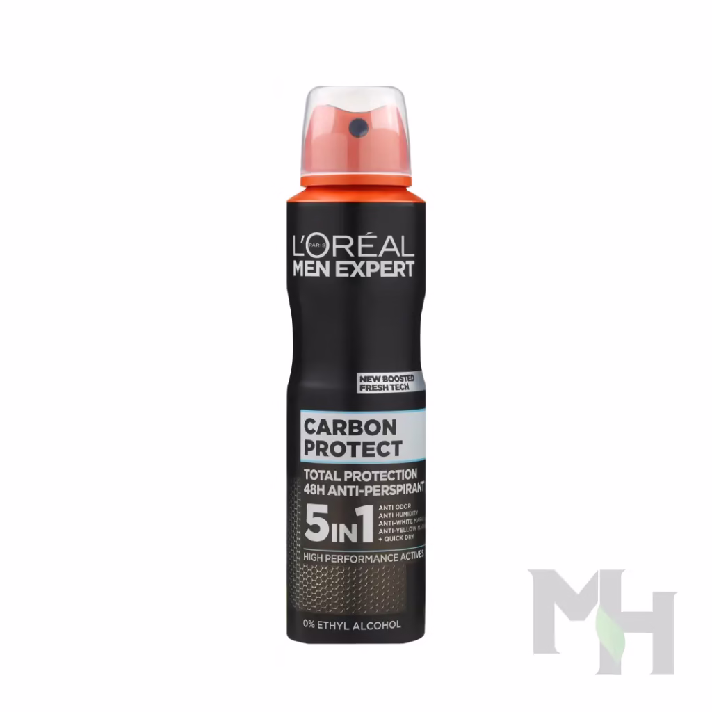 اسپری اسپرت ضد تعریق Carbon Protect لورآل