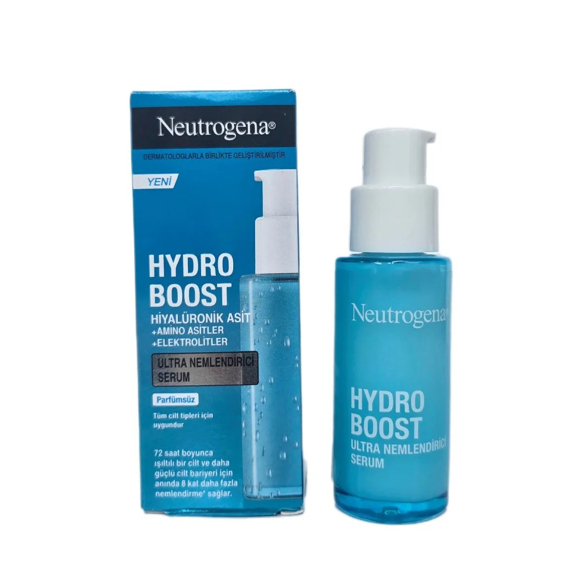 Neutrogena-Hydro-Boost-Ultra-Moisturizing-Serum-30ml (1) سرم آبرسان اولترا هیدرو بوست انواع پوست نوتروژینا
