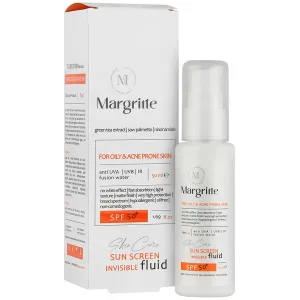 فلویید ضد آفتاب بی رنگ پوست چرب و آکنه ای SPF50 مارگریت