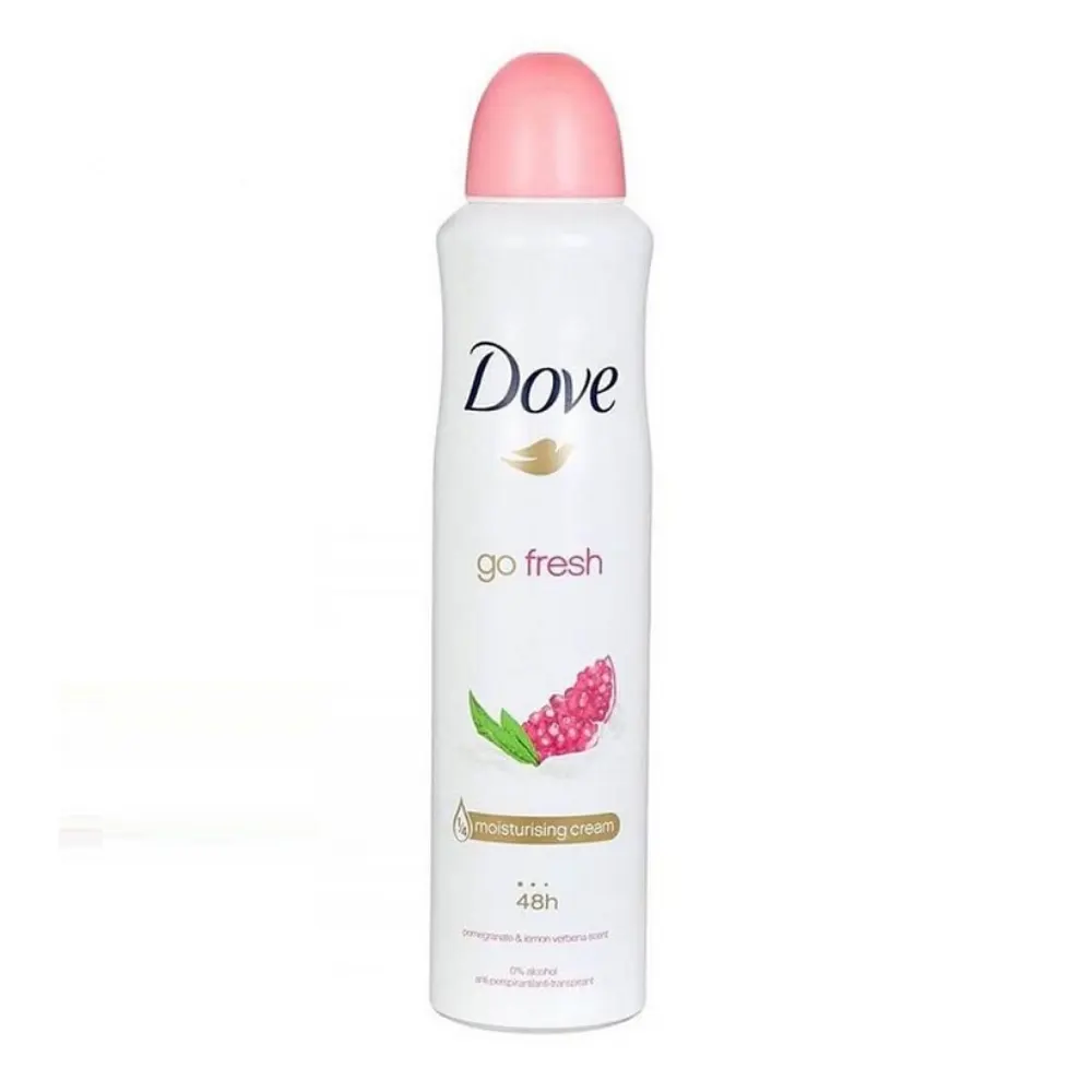 dove spray lemon اسپری ضد تعریق زنانه انار و لیمو گو فرش داو