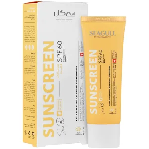 کرم ضد آفتاب بدون رنگ انواع پوست SPF60 سی گل