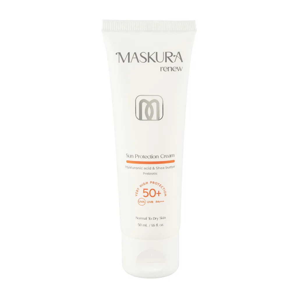 کرم ضد آفتاب بی رنگ SPF50 پوست خشک ماسکورا