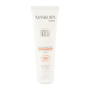 کرم ضد آفتاب بی رنگ SPF50 پوست خشک ماسکورا