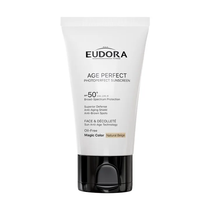 ضد آفتاب رنگی مجیک SPF50 بژ طبیعی ادورا مکس