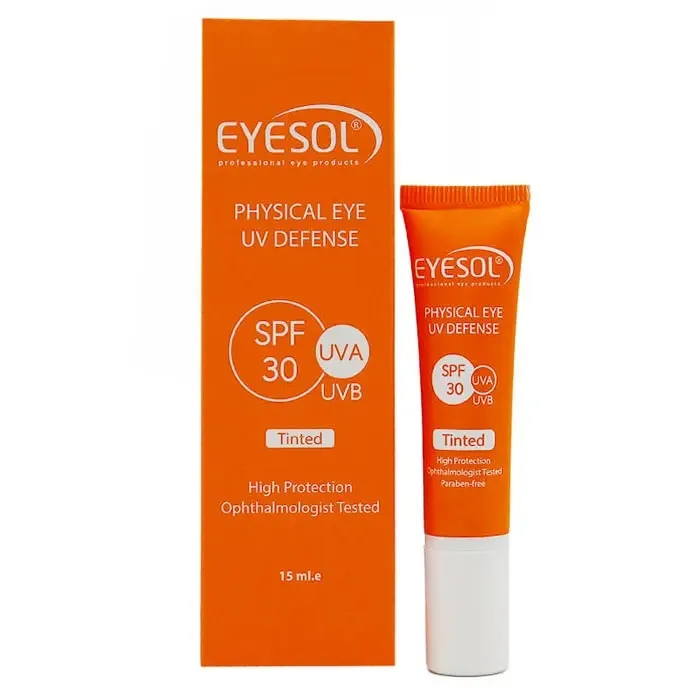 کرم ضد آفتاب دور چشم رنگی SPF30 آیسول