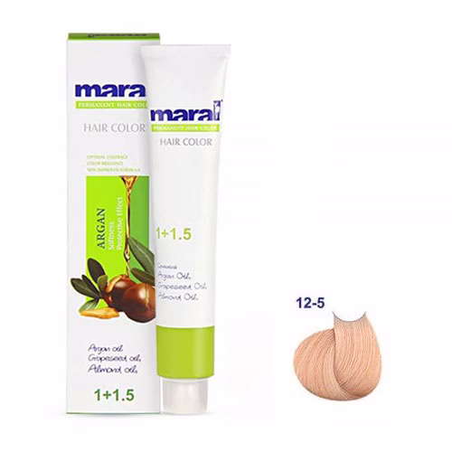 رنگ مو بلوند طلایی خیلی خیلی روشن سری هایلایت شماره 12.5 مارال