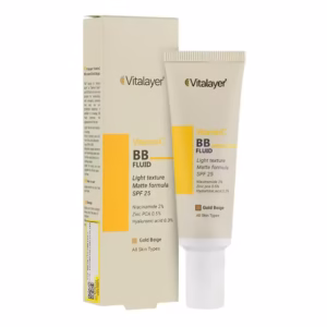 بی بی فلوئید ویتامین سی SPF25 (گلد بژ) ویتالیر