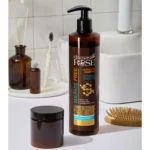 شامپو کافئین و کراتین مناسب موهای آسيب ديده و رنگ شده داماسک رز -حجم 500 ميلی لیتر - تصویر 2