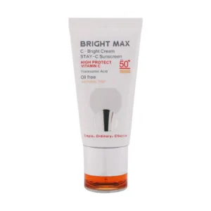 کرم ضد آفتاب SPF50 رنگی سی-برایت بژ طبیعی برایت مکس