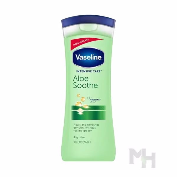 VASELINE-SABZ (1) لوسیون بدن ترمیم کننده Vaseline aloe soothe - تصویر 1
