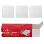 پد پاک کننده آرایش صورت ناژه مدل Double Press بسته 120 عددی - Image 2