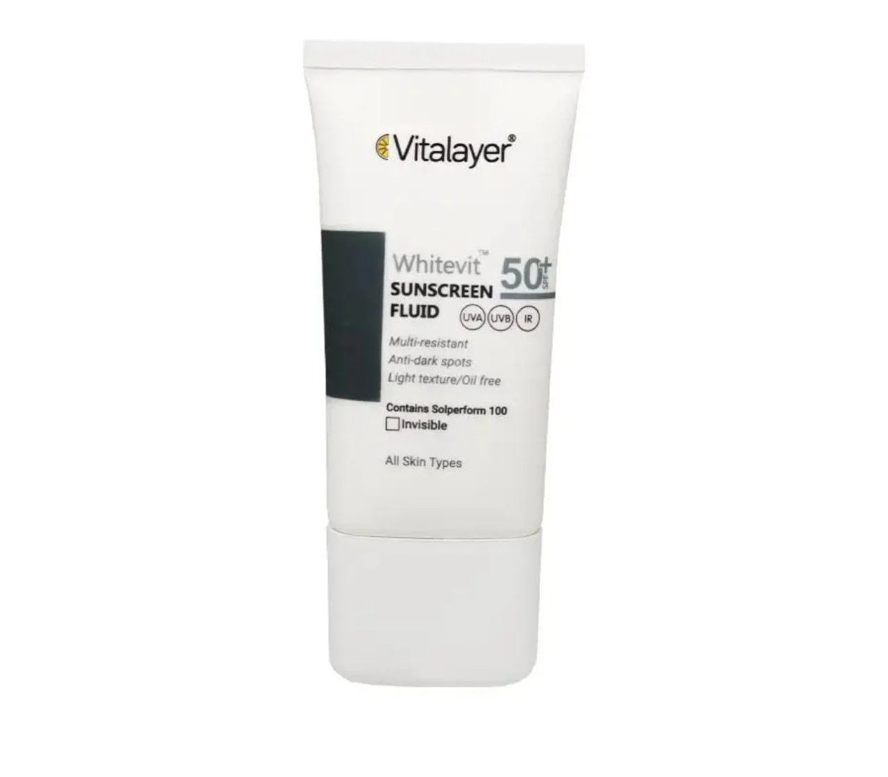 فلوئید ضد آفتاب بی رنگ وایت ویت ویتالیر SPF50