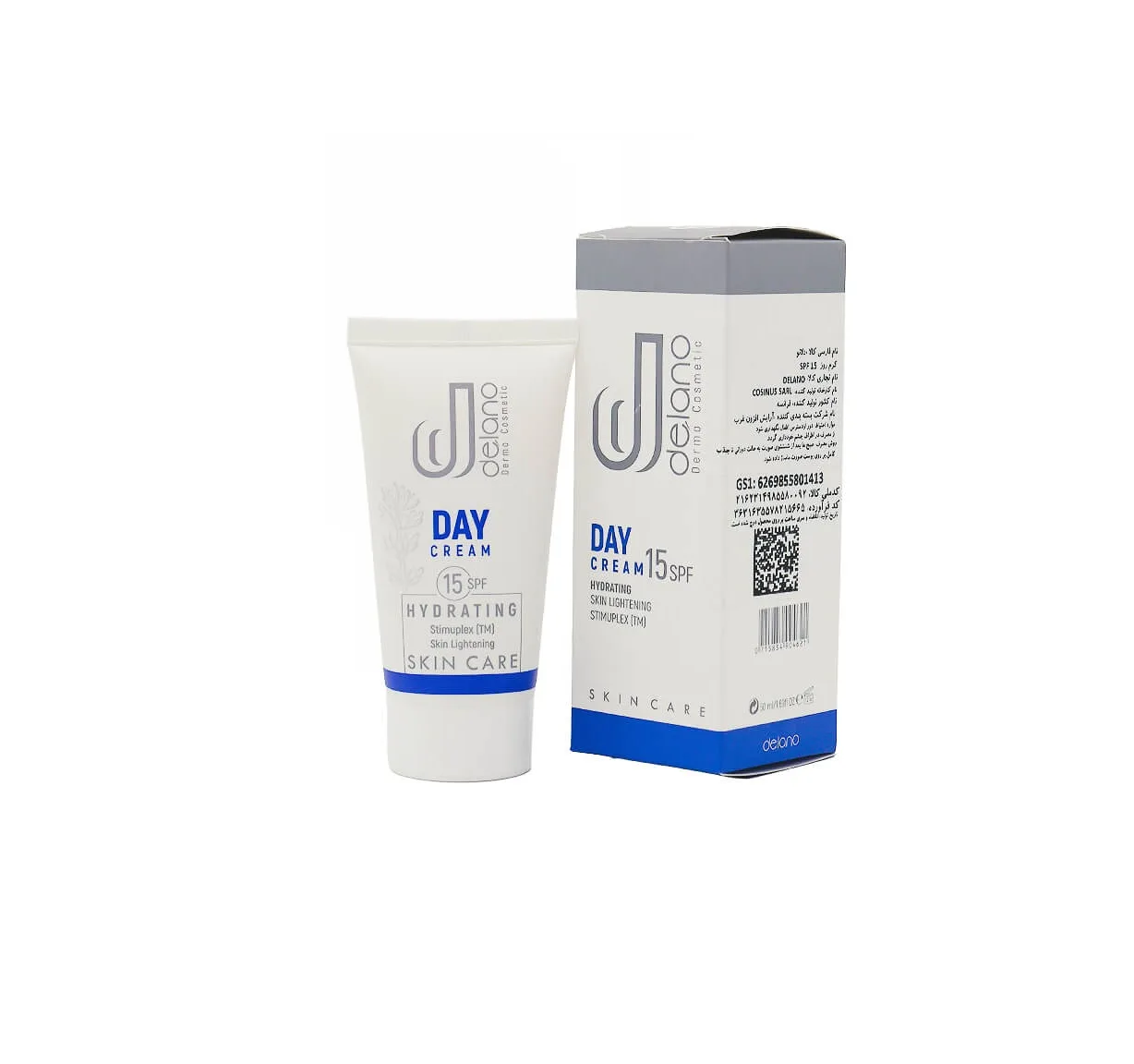 کرم روشن کننده روز دلانو با SPF15 حجم 50 میلی‌ لیتر