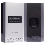 اسانس عطر مردانه آزارو سیلور بلک