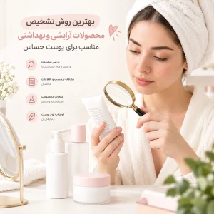 محصولات آرایشی و بهداشتی مناسب برای پوست حساس