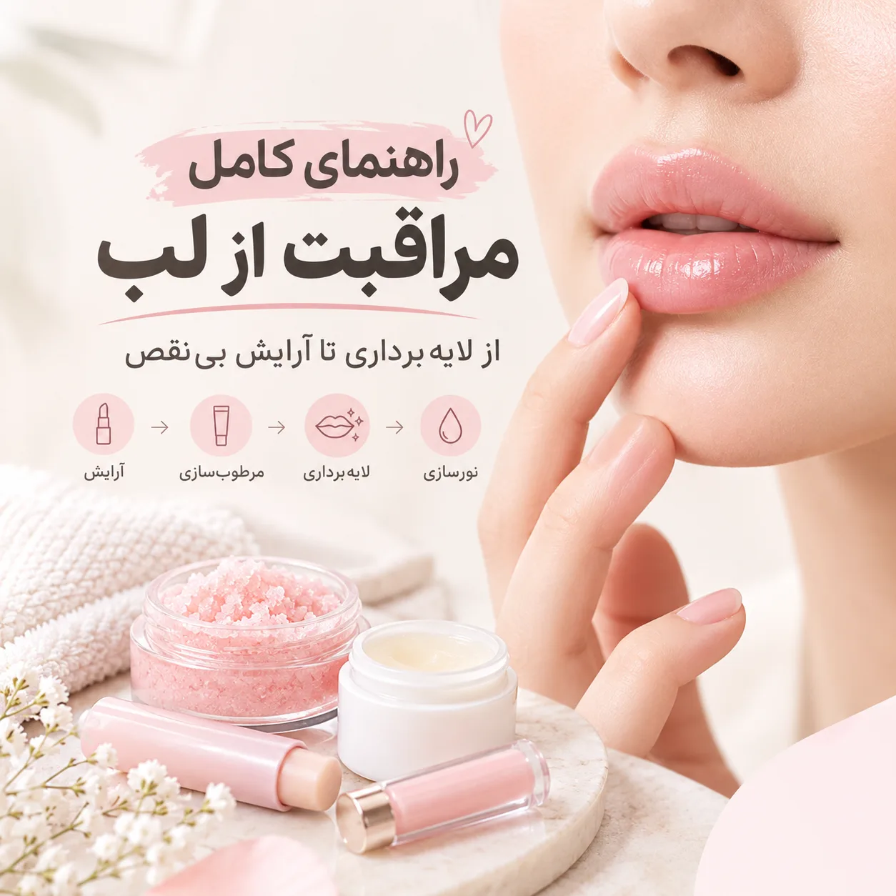 مراقبت از لب