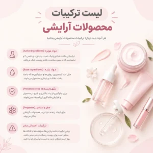 لیست ترکیبات محصولات آرایشی