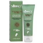 کرم ژل ضدآفتاب SPF30 چای سبز و درخت چای مناسب پوست های چرب سولس
