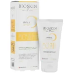 کرم ضدآفتاب بی‌رنگ SPF50 مناسب پوست چرب و مختلط بایواسکین